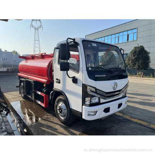 Dongfeng 5000 -литровый грузовик с топливом топливного бака.